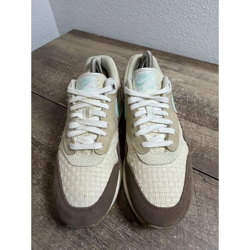 Nike Air Max 1 Premium 2 Retro Men's Size 6.5 8W Crepe Hemp Brown Suede Sneakers